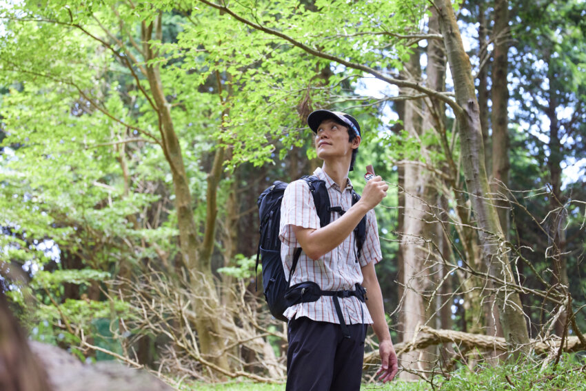 inバープロテインを登山に